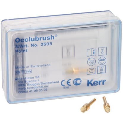 Щетка полировочная острый коничк Окклюбраш Поинт Occlubrush Point 1шт, Kerr Corporation, США